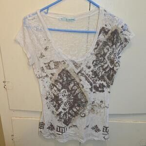 Women's Maurices burnout top, size medium